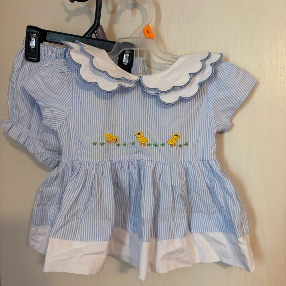 Sugar dumplin’ kids bloomer set! Size 2t